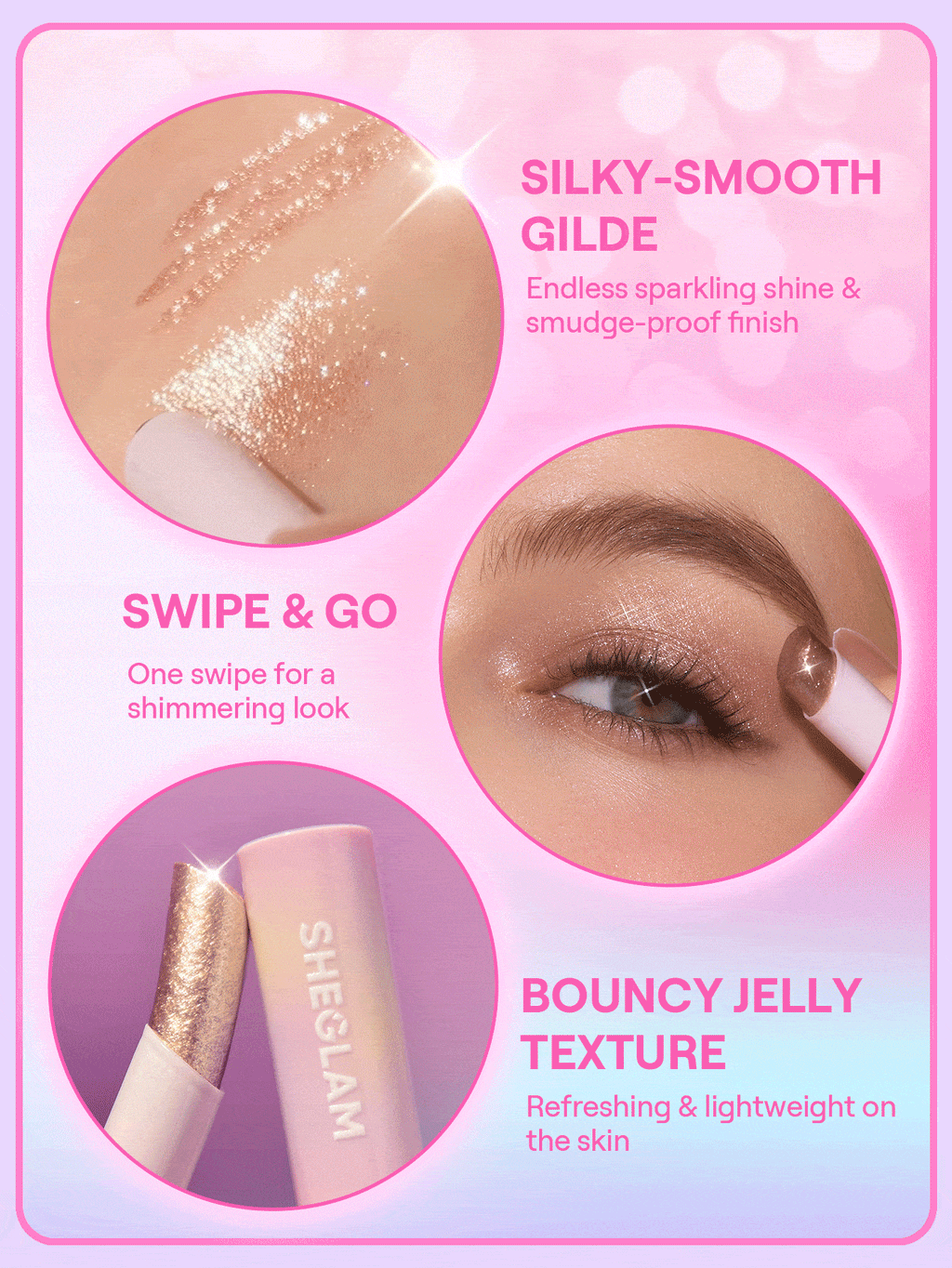 Multi-Use Jelly Glitter Stick