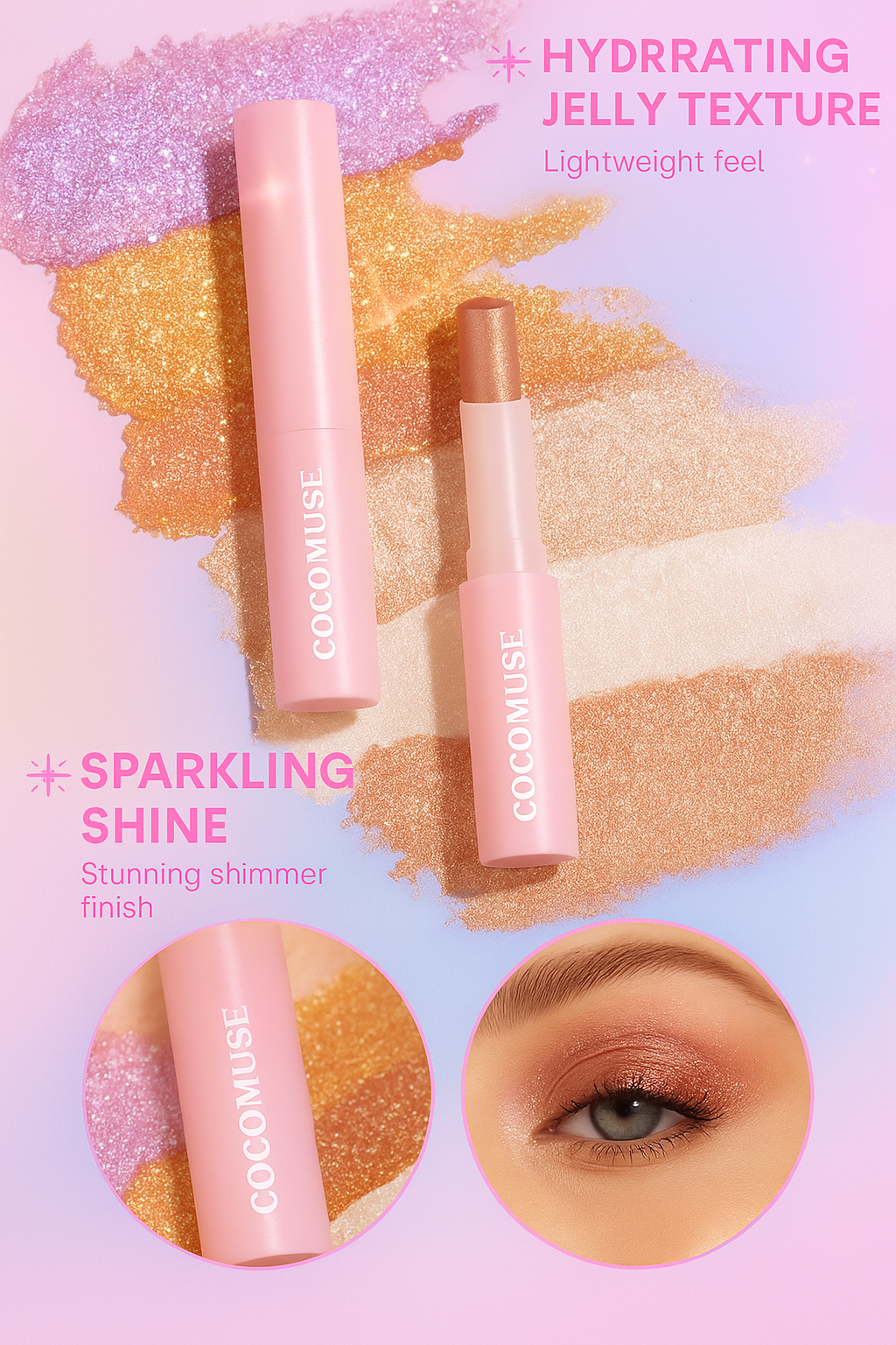 Multi-Use Jelly Glitter Stick